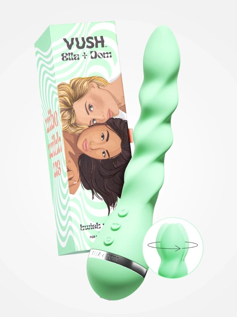 Ella + Dom Limited Edition Twist Vibrator. Picture: VUSH.