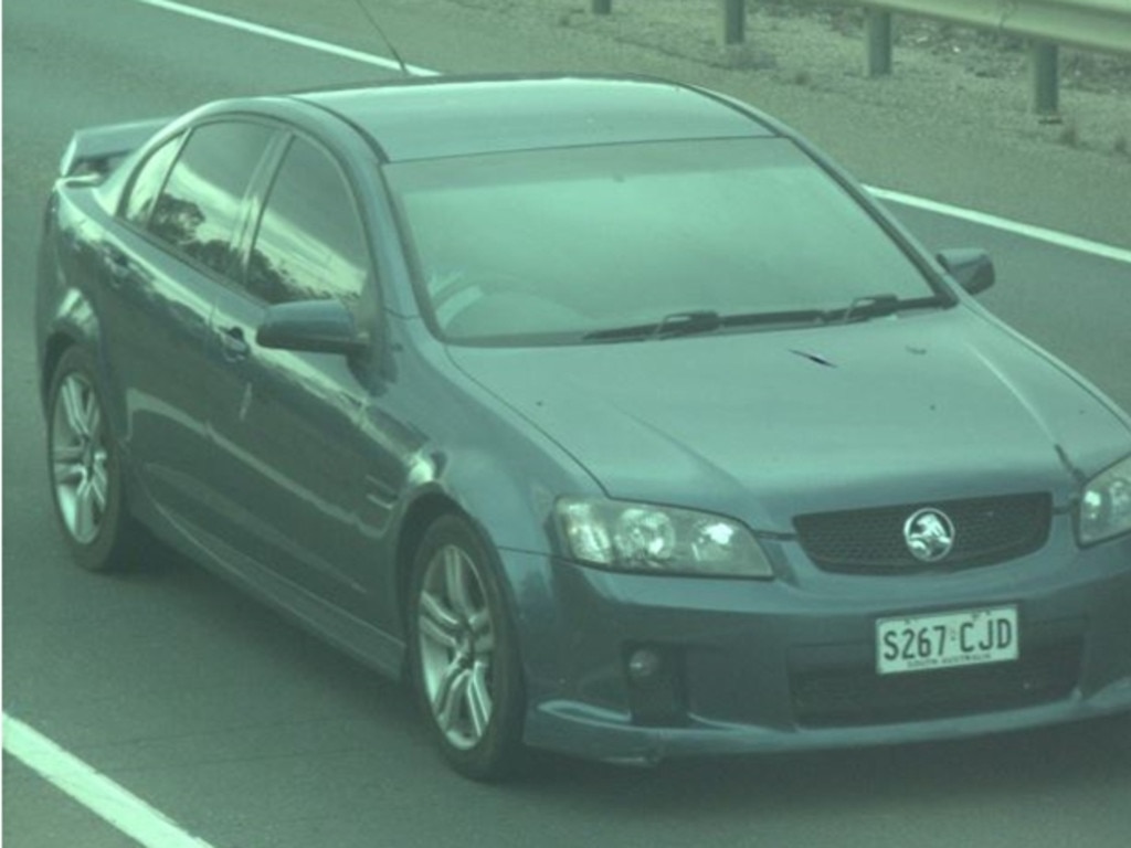 The car in which Jasmeen is believed to have travelled in. Picture: SA Police