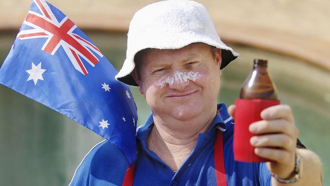 PPG OZ DAY COVER: Proud Aussie Gary (Gazza) Adams of Cranebrook. 19/1/07 Picture: DAVID HILL