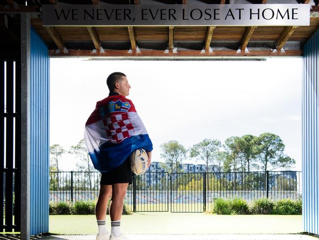 Bond University Rugby Union star Jordan Lenac is set to make his international debut for Croatia. Picture: Cavan Flynn