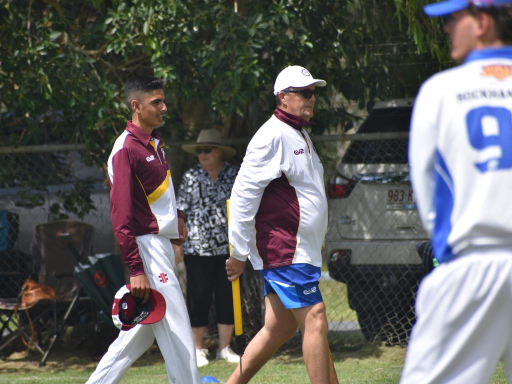 Central Queensland Intercity Cricket, under-16, Central Highland Hawks versus Rockhampton, Rockhampton Cricket Grounds, on February 22, 2025.