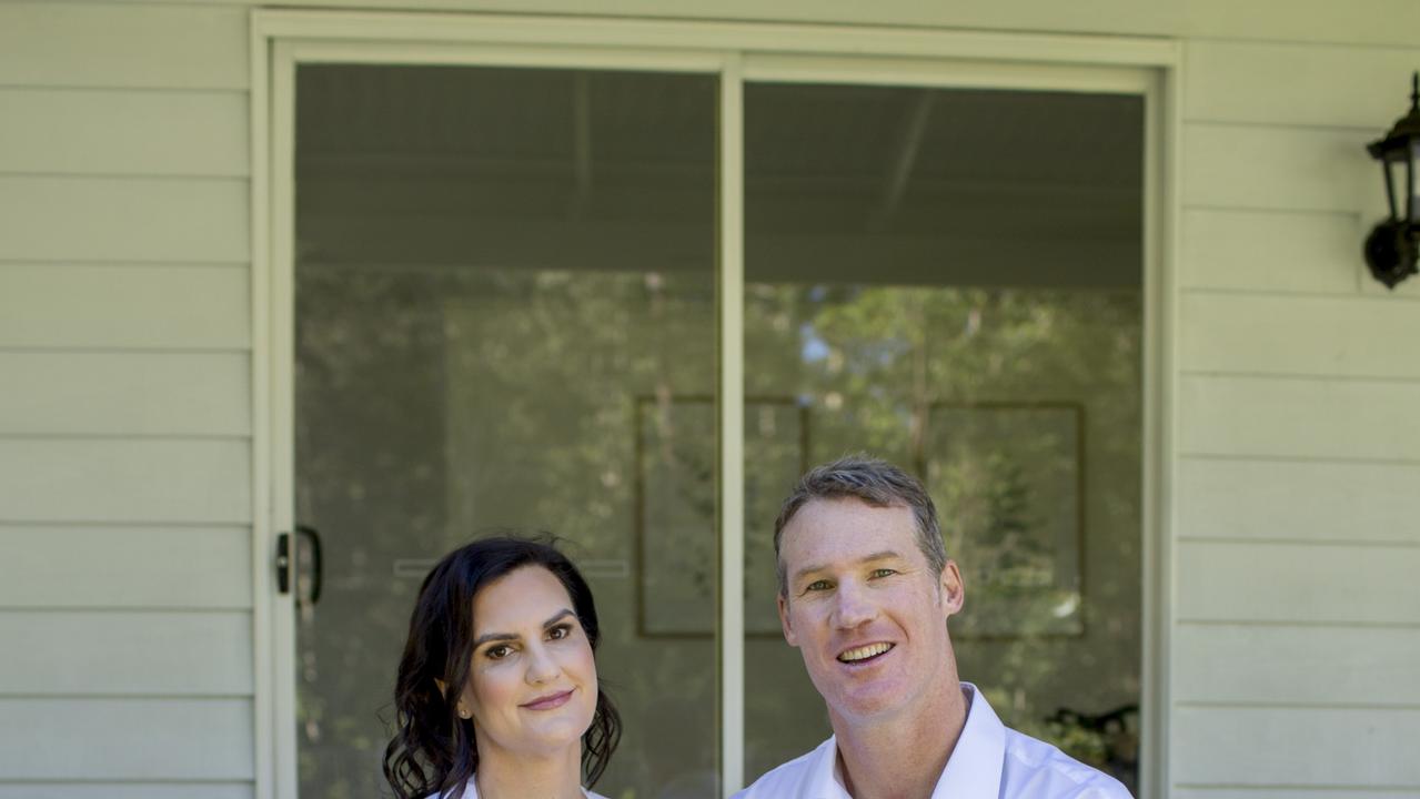 Sunshine Coast couple Michael and Simone Burke. Picture: Cory Rossiter.