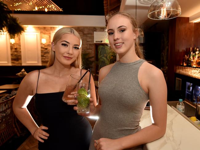 Sharna Shaw and Darci Smith at 237E Flinders St, formally known as Cactus Saloon. Picture: Evan Morgan