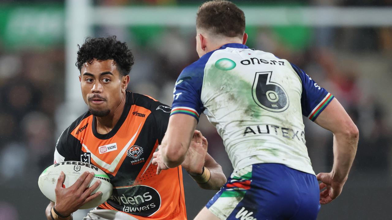 Wests Tigers youngster Jahream Bula. (Photo by Michael Bradley/Getty Images)