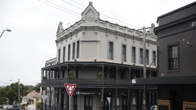 The Heritage-listed Exchange Hotel at Balmain, a pub since the late 1800s, is transforming into a venue for multiple businesses.