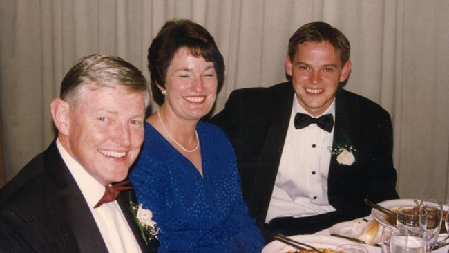 Stephen, Karen and David Breckenridge in 1996.