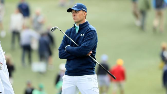 Jordan Spieth during the first round of the 2017 Masters Tournament.