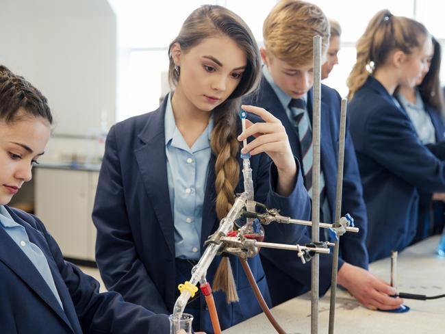 Generic school students, school kids, classroom, teacher Picture: Getty Images