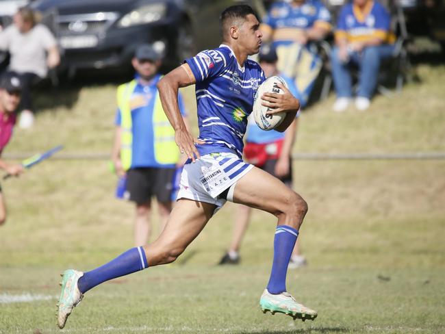 Tyrone Harding for Narellan Jets v Campbelltown City, first grade, Macarthur Rugby League, round two, 2024, Fullwood Reserve. Picture: Warren Gannon Photography