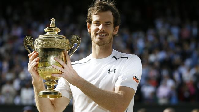 Andy Murray after his Wimbledon win.