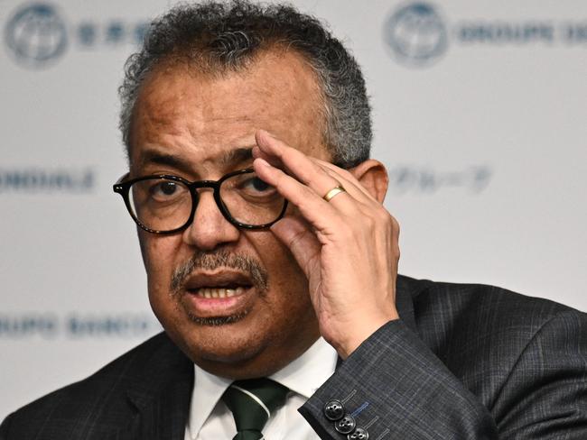 WHO Director-General Tedros Adhanom Ghebreyesus. Picture: Mandel Ngan/AFP