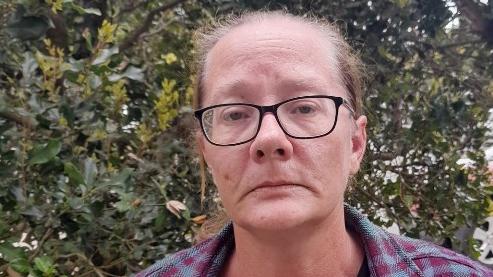 Synergy production manager Tabatha Sercombe, 43, has been working at the factory for 16 years and suffers from chronic PTSD and oesophagus. She speaks about how the charity building fire has impacted her on October 18, 2023. Picture: Supplied