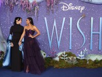 LONDON, ENGLAND - NOVEMBER 20: Julia Michaels (L) and Ariana DeBose attend the UK Premiere of Walt Disney Animation Studios', "Wish" at the Odeon Leicester Square on November 20, 2023 in London, England. (Photo by Tristan Fewings/Getty Images for Walt Disney Studios Motion Pictures UK)