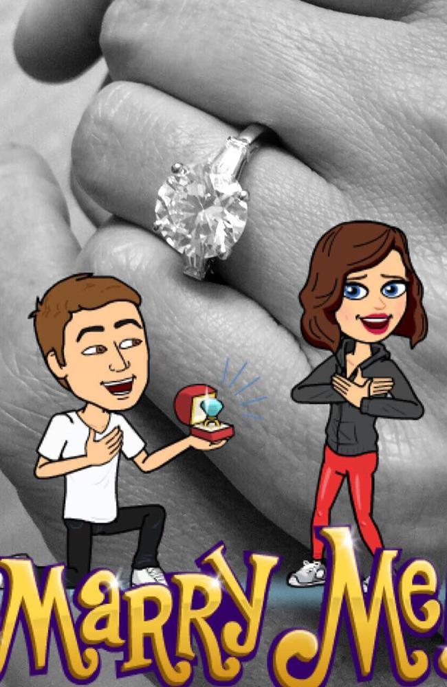 Miranda annouced her engagment on Instagram.