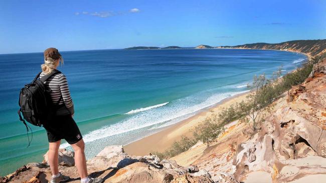 The Cooloola Great Walk Carlo Sand blow. Picture: Craig  Warhurst