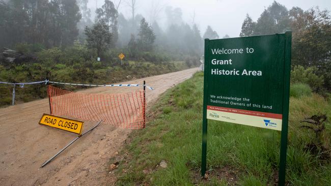 Police are believed to be looking for the remains of the missing campers at Grant Historic Area. Picture: Jason Edwards