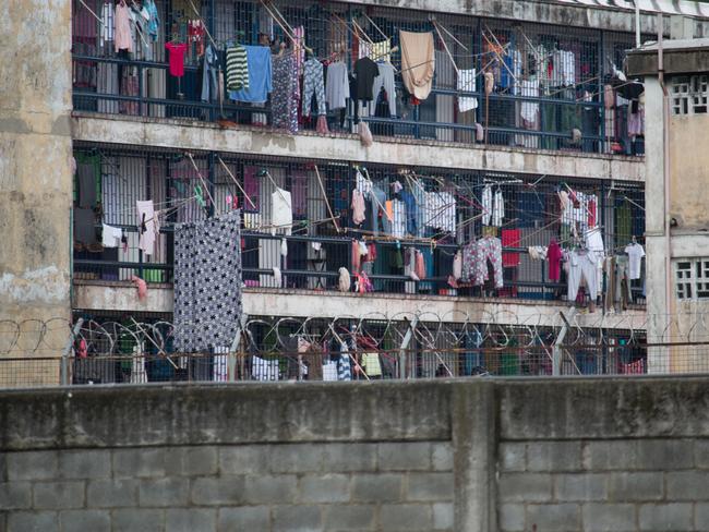 A general view of El Buen Pastor prison in Bogota where Cassie Sainsbury is being held. Picture: Joe Parkin Daniels