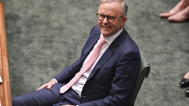 Prime Minister Anthony Albanese during Question Time at Parliament House in Canberra. Picture: NCA NewsWire / Martin Ollman