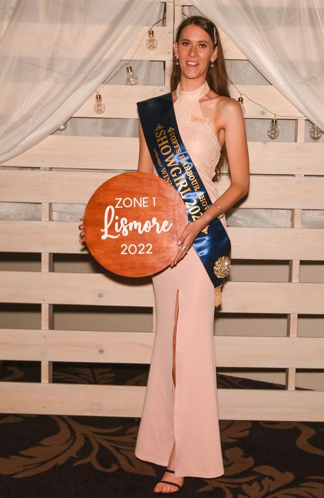 Heather Orme, (Coffs Harbour showgirl finalist) at the Lismore Workers Club for the Sydney AgShow Young Woman 2022 zone 1 and 2 finals.