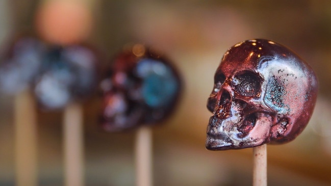 The Red Balloon Candy Artisans' skull candy. Picture: Supplied