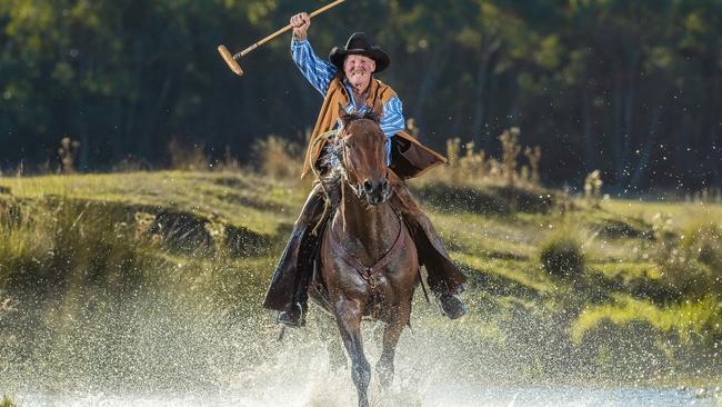 Victoria’s real-life Man from Snowy River, Ken Connelly, calls East Gippsland’s Omeo home. Picture: Jason Edwards