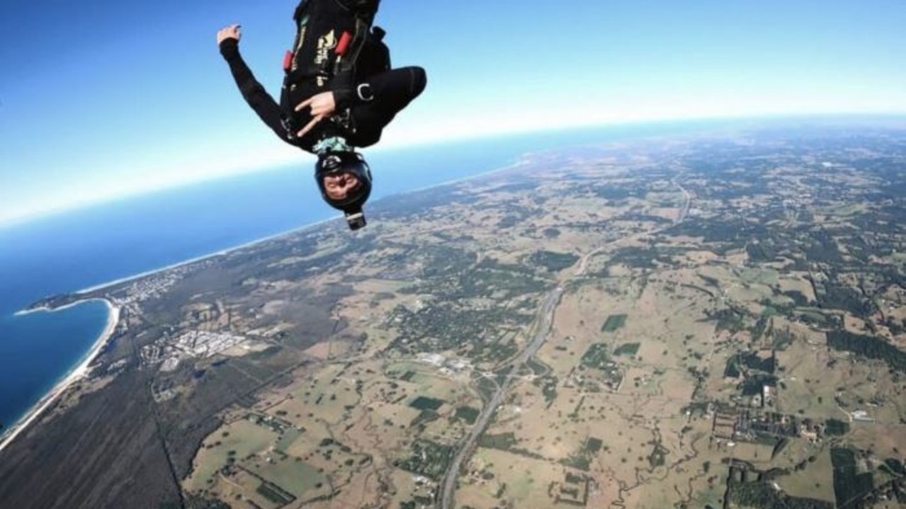 Skydiver Jason Bennett was airlifted to Toowoomba Hospital and then the Princess Alexandra Hospital following a horror hard landing while skydiving near Goondiwindi (Photo: Instagram)