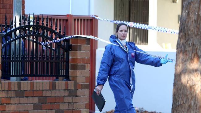 A forensic examination of the scene was carried out. Picture: NCA NewsWire / Damian Shaw