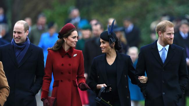 Meghan Markle and Kate Middleton have reportedly had a strained relationship over the past few years. Picture: Getty Images