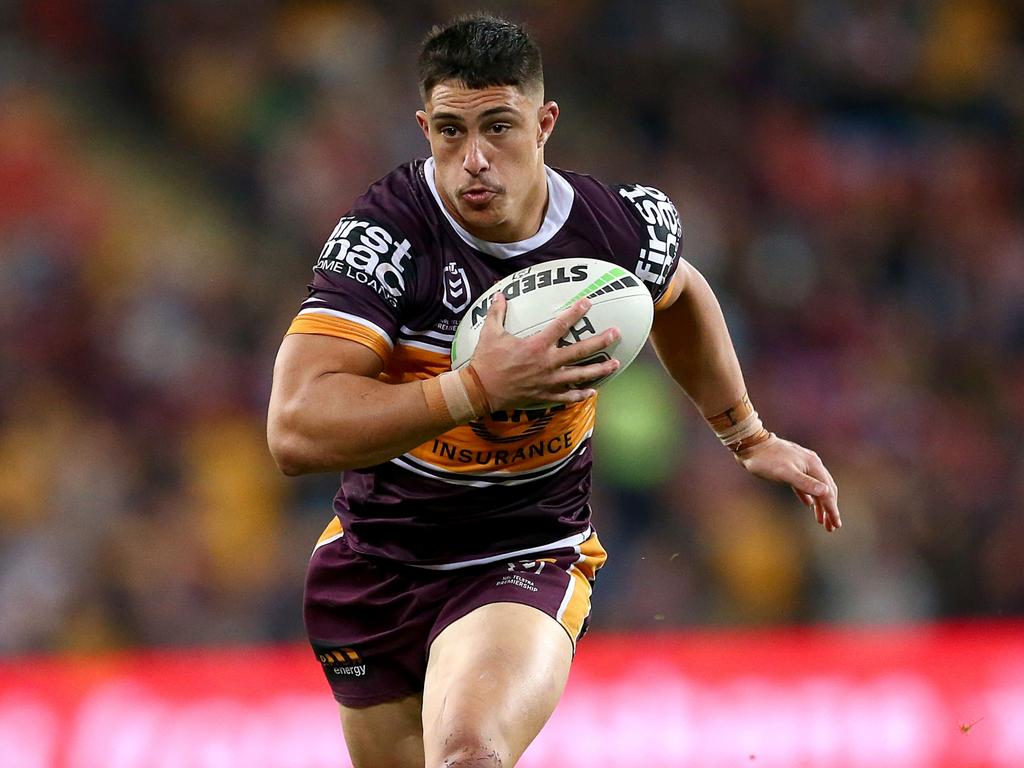 Kotoni Staggs of the Brisbane Broncos.