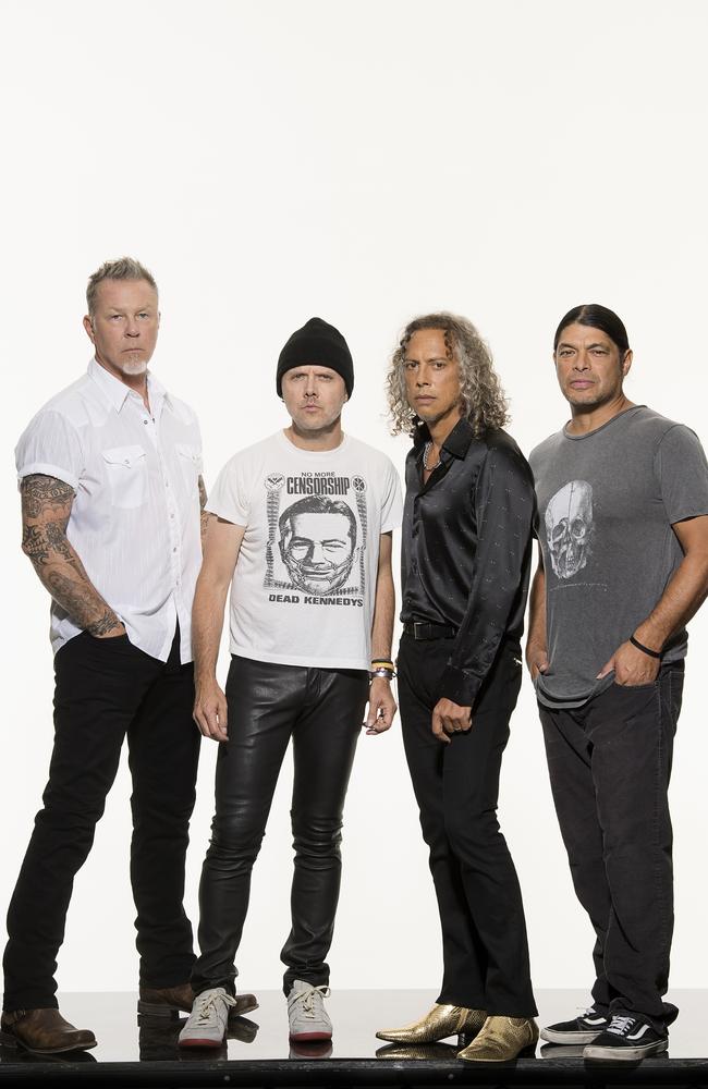 Metallica sell so many LPs they bought their own vinyl pressing plant. Picture: Supplied