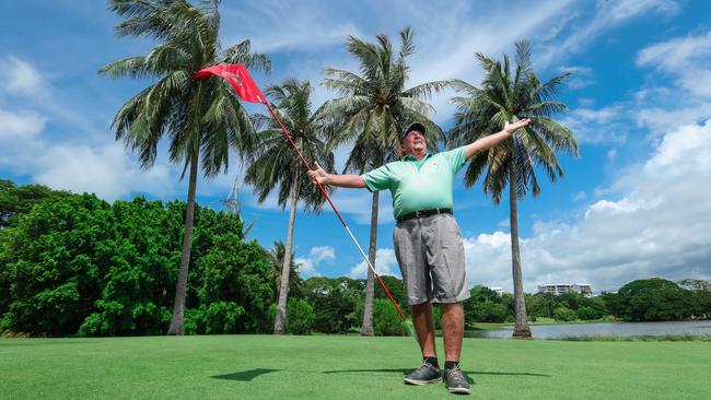 Gardens Park Golf Links owner Rodger Dee previously called on the NT Government to reconsider closing down golf courses due to coronavirus. Picture: Glenn Campbell