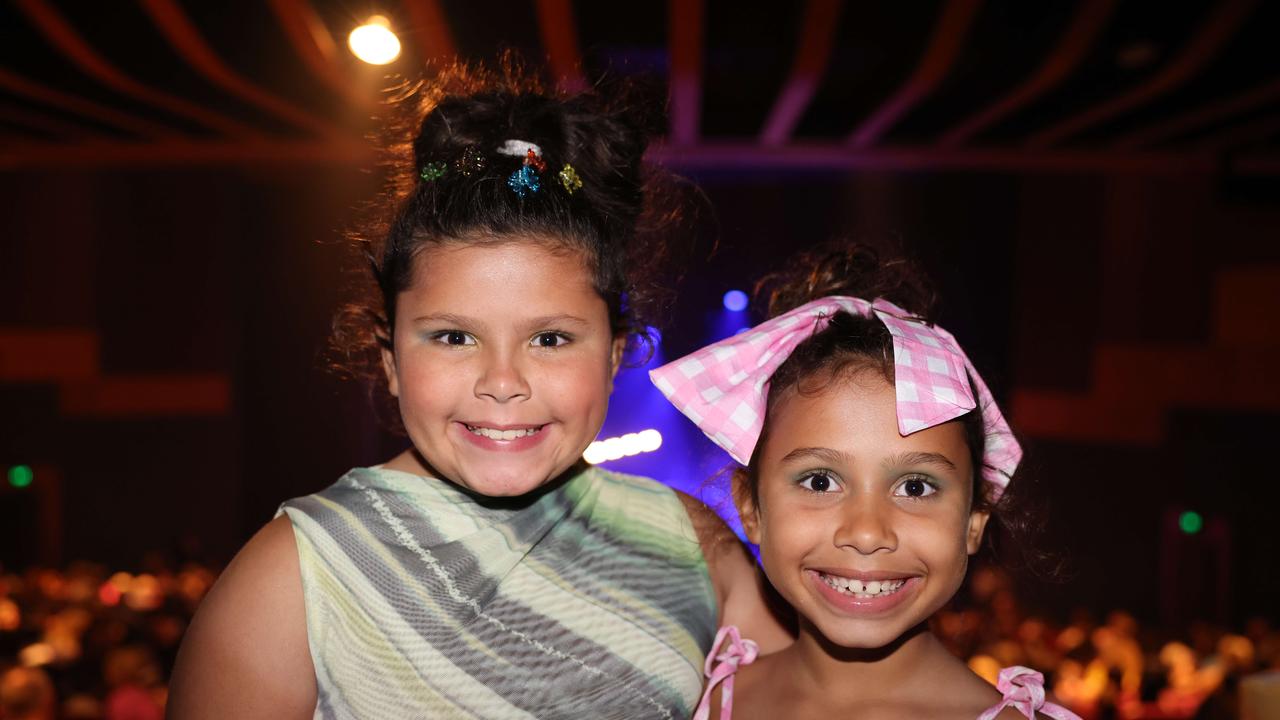 Treia Clancy and Tilda Clancy at the Jessica Mauboy, Yours Forever Tour, concert at HOTA for Gold Coast at Large. Picture, Portia Large.