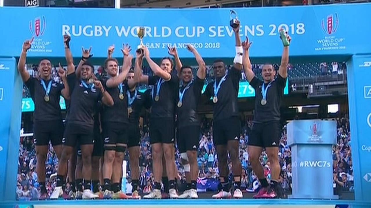 Watch New Zealand defeat England to win Rugby Sevens World Cup final in San Francisco, highlights, match report
