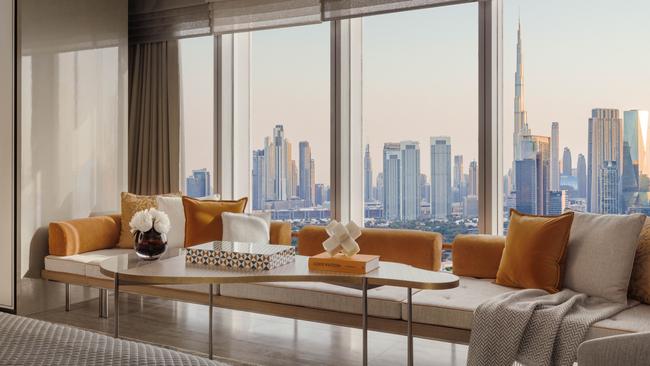 A Za’abeel room with city views.