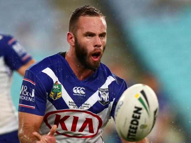 Matt Frawley in action against the Broncos. Picture: Gregg Porteous