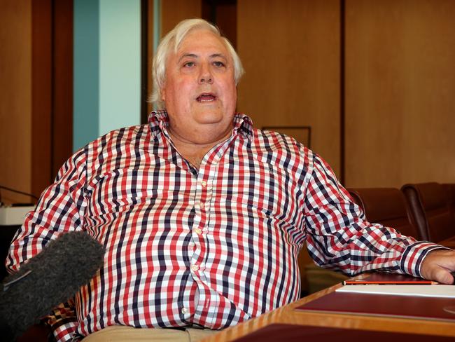 In the spotlight … Palmer United Party leader Clive Palmer. Picture: Kym Smith