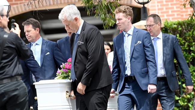 Lilie James was buried after a funeral service at Danebank College. Picture: Jeremy Piper.