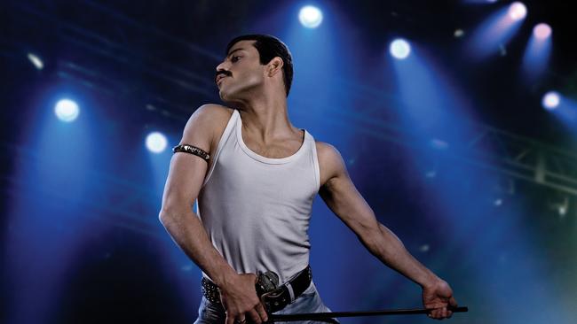 Rami Malek as rock icon Freddie Mercury in Bohemian Rhapsody. Picture: Twentieth Century Fox