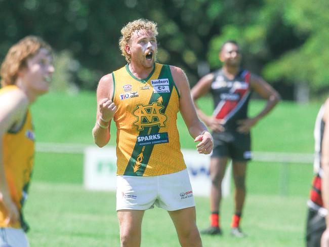 Jack Calder as St MaryÃs V Tiwi Bombers at TIO Stadium in round 2 of the NTFL 22-23 Comp.Picture Glenn Campbell