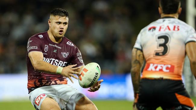 Manly young gun Josh Schuster’s career is at a crossroads. Picture: NRL Photos