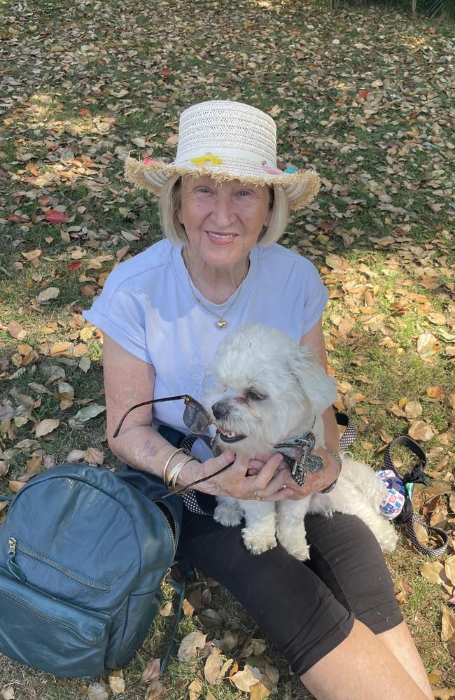 Linda Stevens of Parramatta and her dog Ziggy.