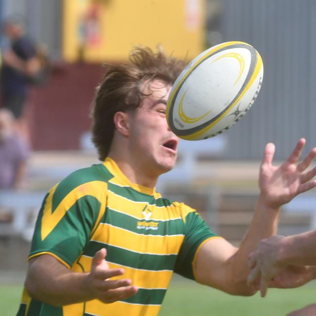Brock Coombes. QLD Rugby Union State Championships (17-18 years boys) at the Townsville Sports Precinct. Friday May 23. Sunshine Coast against Metro West. Picture: Evan Morgan