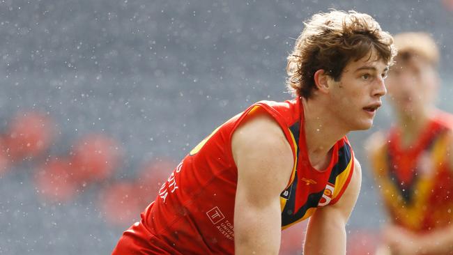 Billy Dowling in action during the 2022 NAB AFL National Championships under-18s match between Vic Metro and South Australia.