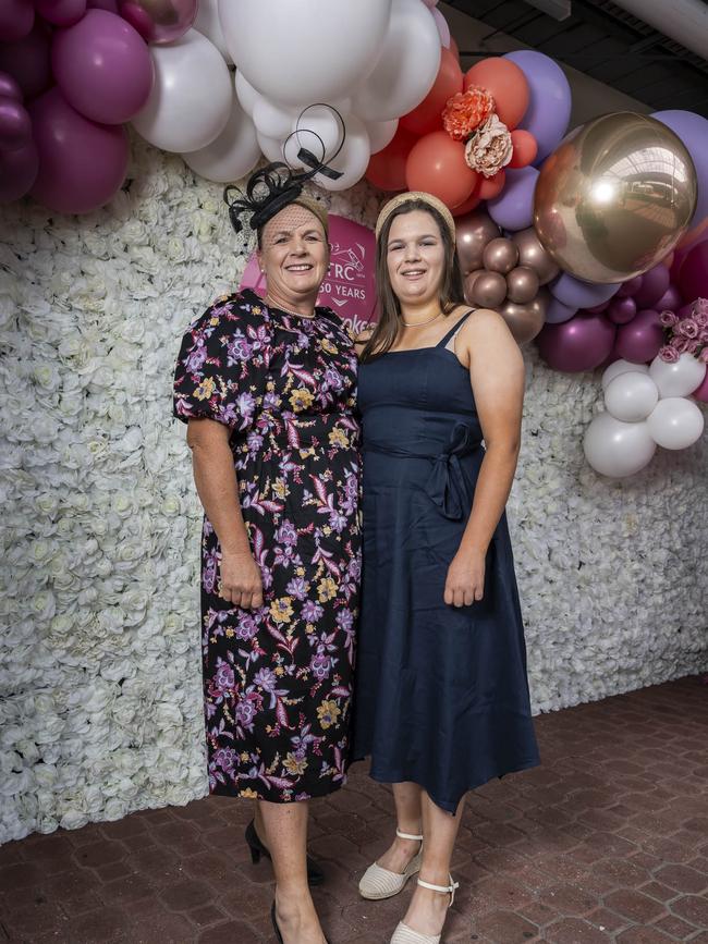 Meagan Sommerville and Eva Sommerville. Hobart Cup 2024. Picture: Caroline Tan