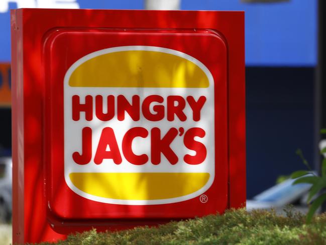 BRISBANE, AUSTRALIA - NewsWire Photos JANUARY 20, 2023: General views and stock images of retail outlets. Shown is a Hungry Jacks. Picture: NCA NewsWire/Tertius Pickard