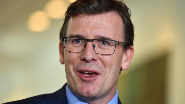 Minister for Human Services Alan Tudge says there’s a similar sized Sudanese population in Sydney as there is in Melbourne. Picture: AAP