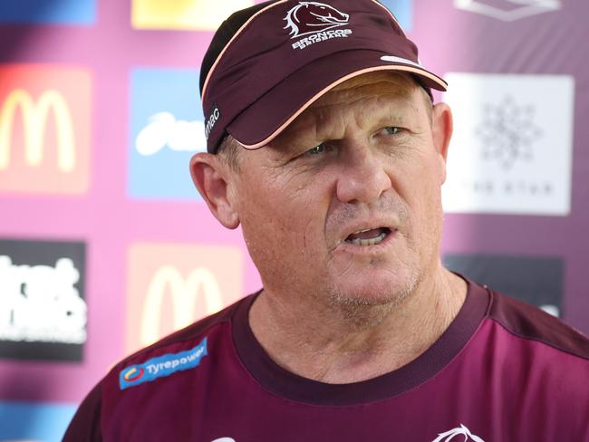 Coach Kevin Walters, Brisbane Broncos training, Red Hill. Picture: Liam Kidston