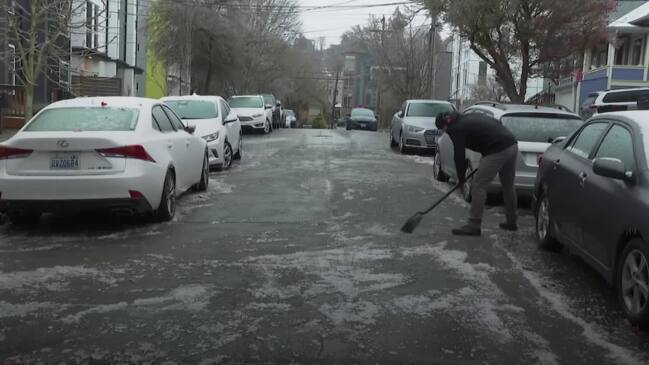 Massive winter storm brings snow and freezing temperatures to US