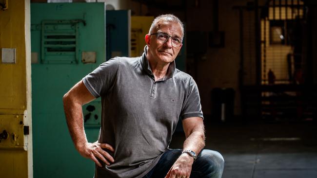 Henry Keogh at the old Adelaide Jail. Picture Matt Turner.