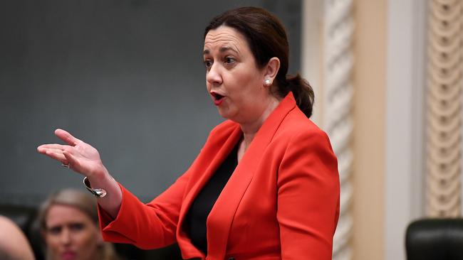 Premier Annastacia Palaszczuk says her borders will stay closed because she puts Queenslanders’ lives first. Picture: AAP